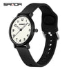 Watch Casual Simple Thin Luminous Quartz Alloy Alloy Stainless Steel Silicone Mineral Tempered Glass Round