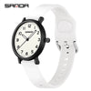 Watch Casual Simple Thin Luminous Quartz Alloy Alloy Stainless Steel Silicone Mineral Tempered Glass Round