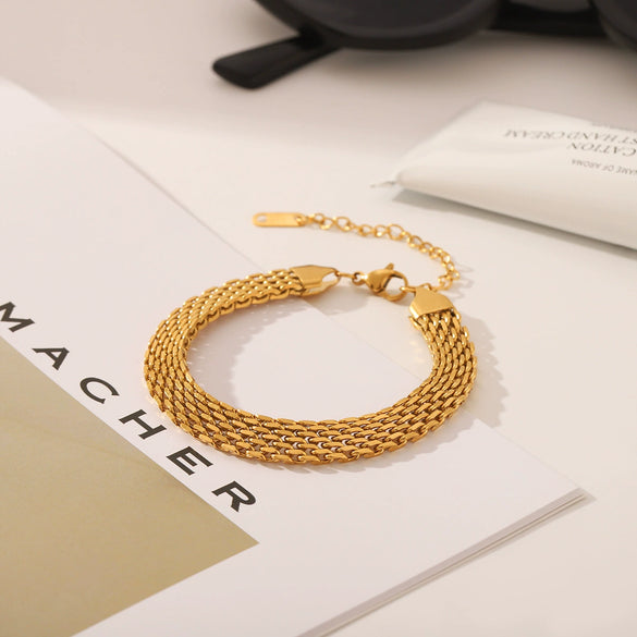 Watch Chain Titanium Steel Stainless Steel Bracelet For Women Unisex Electroplating Pvd Vacuum Plating Waterproof