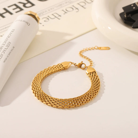 Watch Chain Titanium Steel Stainless Steel Bracelet For Women Unisex Electroplating Pvd Vacuum Plating Waterproof