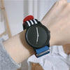Watch Female Students College Wind Small Fresh Versatile Canvas Alloy Round Pin Buckle