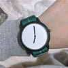 Watch Female Students College Wind Small Fresh Versatile Canvas Alloy Round Pin Buckle