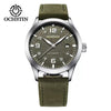Watch Leather Automatic Mechanical Round Dial Business Style