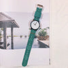 Watch Nylon Canvas Band Stainless Steel Clasp Alloy Case Round Dial Leisure Style