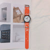 Watch Nylon Canvas Band Stainless Steel Clasp Alloy Case Round Dial Leisure Style