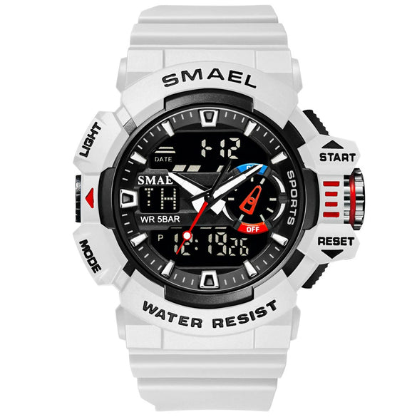 Watch Plastic Round Dial Electronic Movement Waterproof Outdoor Mountaineering Student