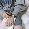 Watch Plastic Silicone Round Classic Retro Leisure Style For Men And Women Middle School Students Waterproof