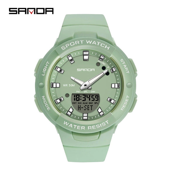 Watch Resin Round Outdoor Waterproof Casual Fashion Student Watch For Men And Women