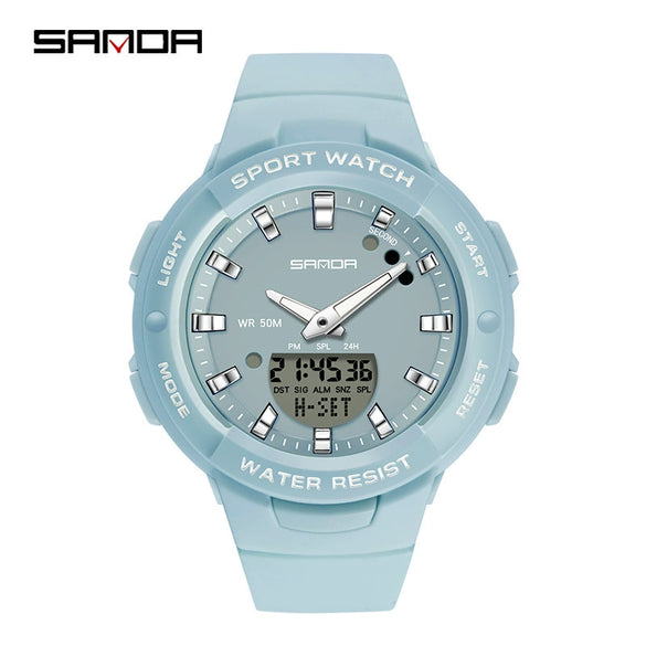 Watch Resin Round Outdoor Waterproof Casual Fashion Student Watch For Men And Women