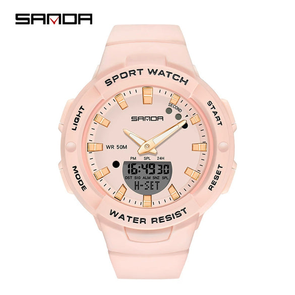 Watch Resin Round Outdoor Waterproof Casual Fashion Student Watch For Men And Women