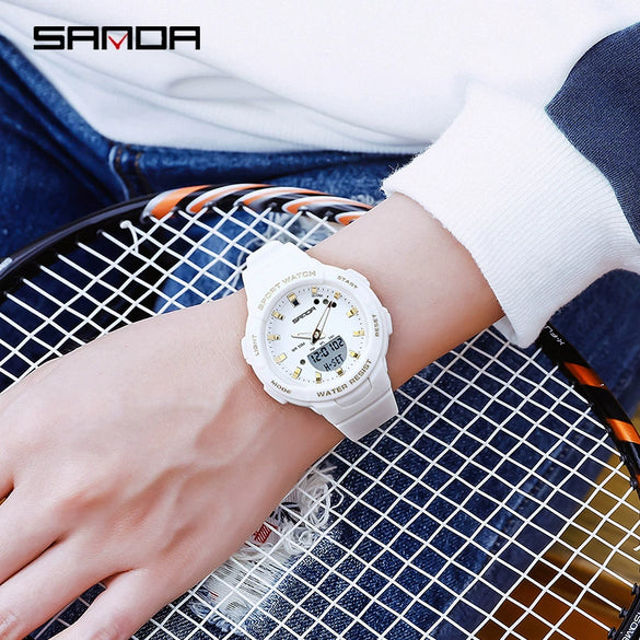 Watch Resin Round Outdoor Waterproof Casual Fashion Student Watch For Men And Women