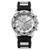 Watch Silicone Band Alloy Case Stainless Steel Buckle Round Dial Leisure Style
