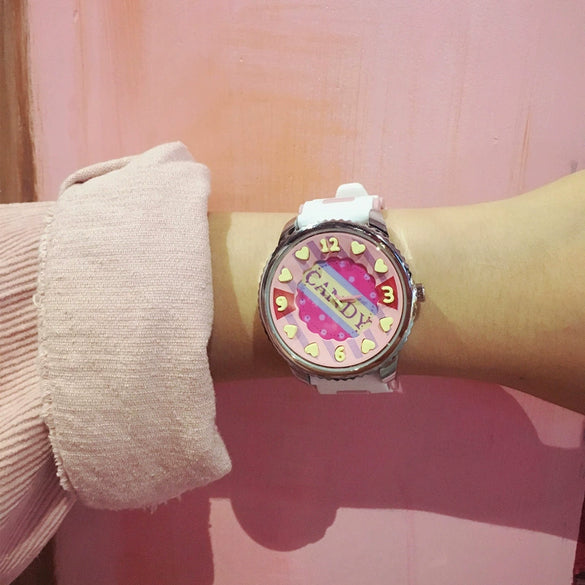 Watch Silicone Cartoon Round Style For Couple