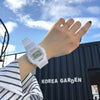 Watch Silicone Plastic Square Electronic Simple Sports Allmatch