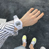 Watch Silicone Plastic Square Electronic Simple Sports Allmatch