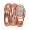 Watch Snakeshaped Alloy Stainless Steel Oval Bracelet Quartz