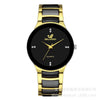 Watch Steel Alloy Diamondencrusted Round Quartz Men's And Women's