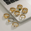 Watch Strap Ring Stainless Steel Geometric Design Electroplating Jewelry For Women