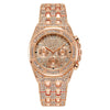 Watches Alloy Case Steel Band Round Dial Quartz Men's Fashion
