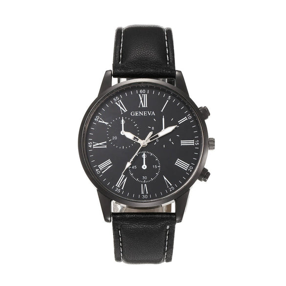 Watches Alloy Shell Round Dial Casual Style Men's And Women's