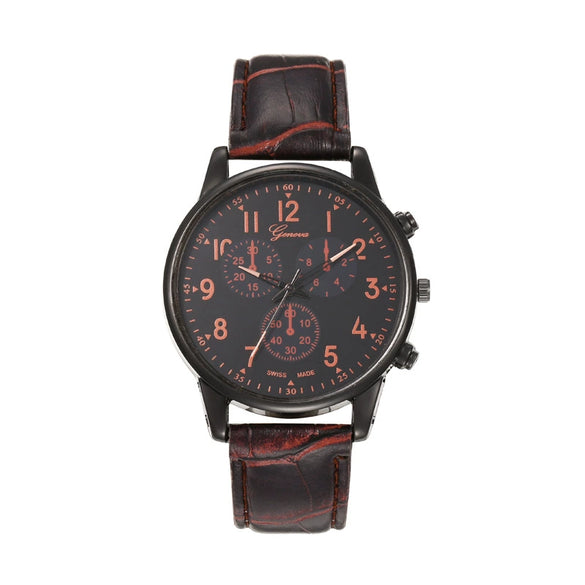 Watches Alloy Shell Round Dial Casual Style Men's And Women's