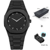 Watches Casual Fashion Simple Waterproof Silicone Strap Plastic Case Stainless Steel Buckle Round Dial