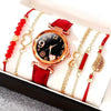 Watches Women's Highend Mechanical And Quartz Watches With Pu Strap Zinc Alloy Case Round Dial