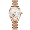 Waterproof Luminous Women's Alloy Case Stainless Steel Strap Round Dial Leisure Watch