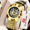 Waterproof Quartz Men's Watch Stainless Steel Alloy Mineral Reinforced Glass Mirror Oval Dial Business Style