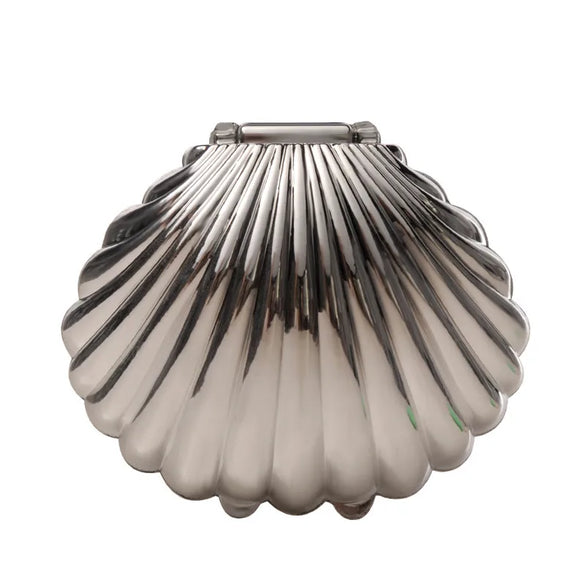 European Wedding Supplies Gold And Silver Shell Shape Creative Candy Box Hershey Candy Box Wedding Packaging Candy Box