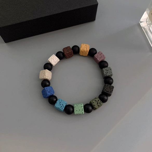 Wenwan Bracelet Stone Geometric Handmade For Women