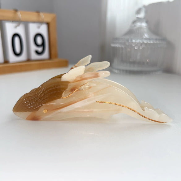 Whale Shark Acetate Handmade Grip Clip For Women Ocean Wind Cartoon Fun Hairpin