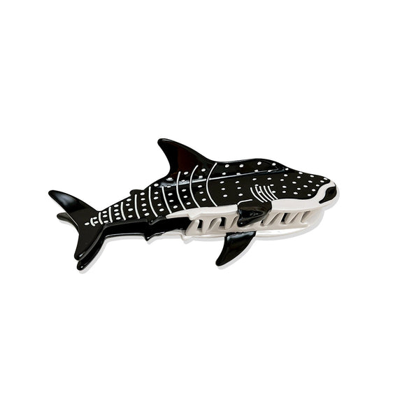 Whale Shark Acetate Handmade Grip Clip For Women Ocean Wind Cartoon Fun Hairpin