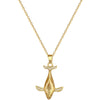Whale Titanium Steel Stainless Steel Copper Full Diamond Necklace Geometric Style Unisex