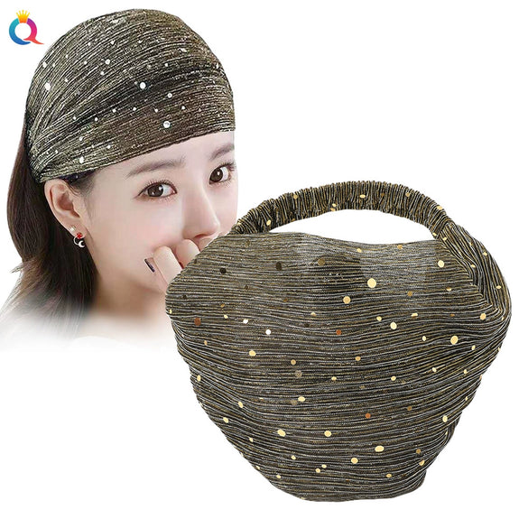 White Handmade Braided Cloth Turban Headband For Women Wide Retro Hair Wrap Headband Wholesale