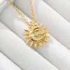 Wholesale Abstract Pendant Necklace Stainless Steel Gold Plated Geometric Jewelry Accessories