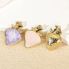Wholesale Accessories Artificial Crystal Fruit Shape Heart Pattern Electroplated Necklace Pendant