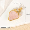 Wholesale Accessories Artificial Crystal Fruit Shape Heart Pattern Electroplated Necklace Pendant