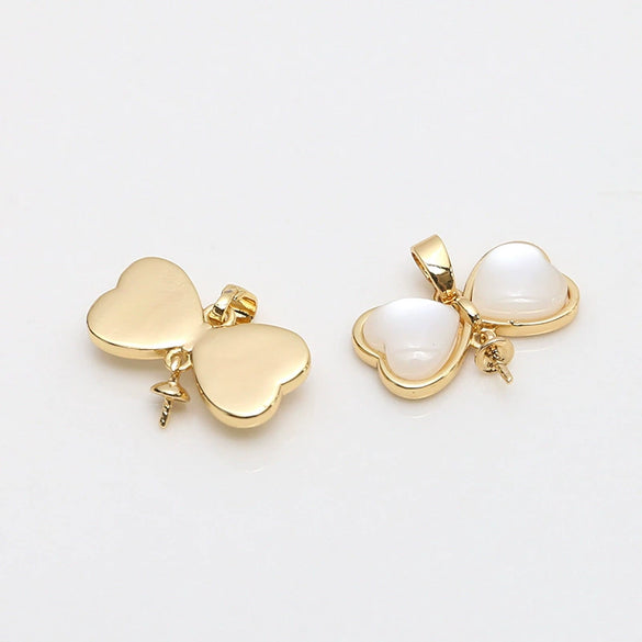 Wholesale Accessories Copper Gold Plated Antler Floating Flower Hat Glasses Demon Elf Baroque Pearl Handmade