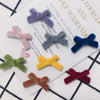 Wholesale Accessories Flocking Velvet Bow Pendant Retro Sweet Style