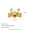 Wholesale Accessories Pendant Stainless Steel Plated 18K Gold Seahorse Bow Fivepointed Star Cowboy Boots Heart Shape Pendant For Women Electroplating