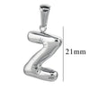 Wholesale Accessories Stainless Steel 18K Gold Plated Mini Bubble Letter Pendant With Butterfly Pattern