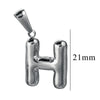 Wholesale Accessories Stainless Steel 18K Gold Plated Mini Bubble Letter Pendant With Butterfly Pattern