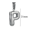 Wholesale Accessories Stainless Steel 18K Gold Plated Mini Bubble Letter Pendant With Butterfly Pattern