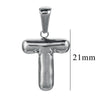 Wholesale Accessories Stainless Steel 18K Gold Plated Mini Bubble Letter Pendant With Butterfly Pattern