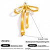 Wholesale Accessories Stainless Steel Retro Handmade Geometric Pendant With Love Drop Bell Pattern 18K Gold Plated