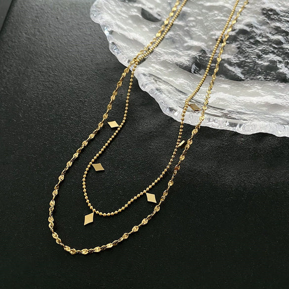 Wholesale Accessories Titanium Steel Geometric Ochain Women's Necklace