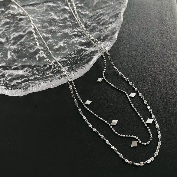 Wholesale Accessories Titanium Steel Geometric Ochain Women's Necklace
