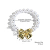 Wholesale Accessories Zinc Alloy Bowknot Geometric Ochain Necklace With Electroplating For Women