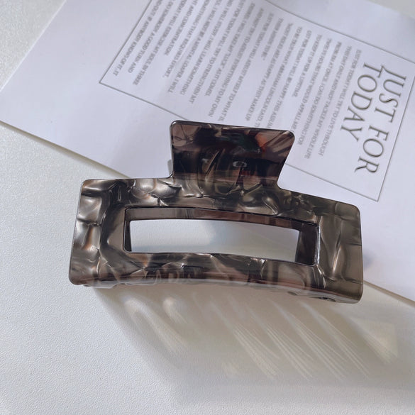 Wholesale Acetate Hair Clip Retro Elegant Large Shark Grip Female Hair Accessories Handmade For Autumn And Winter